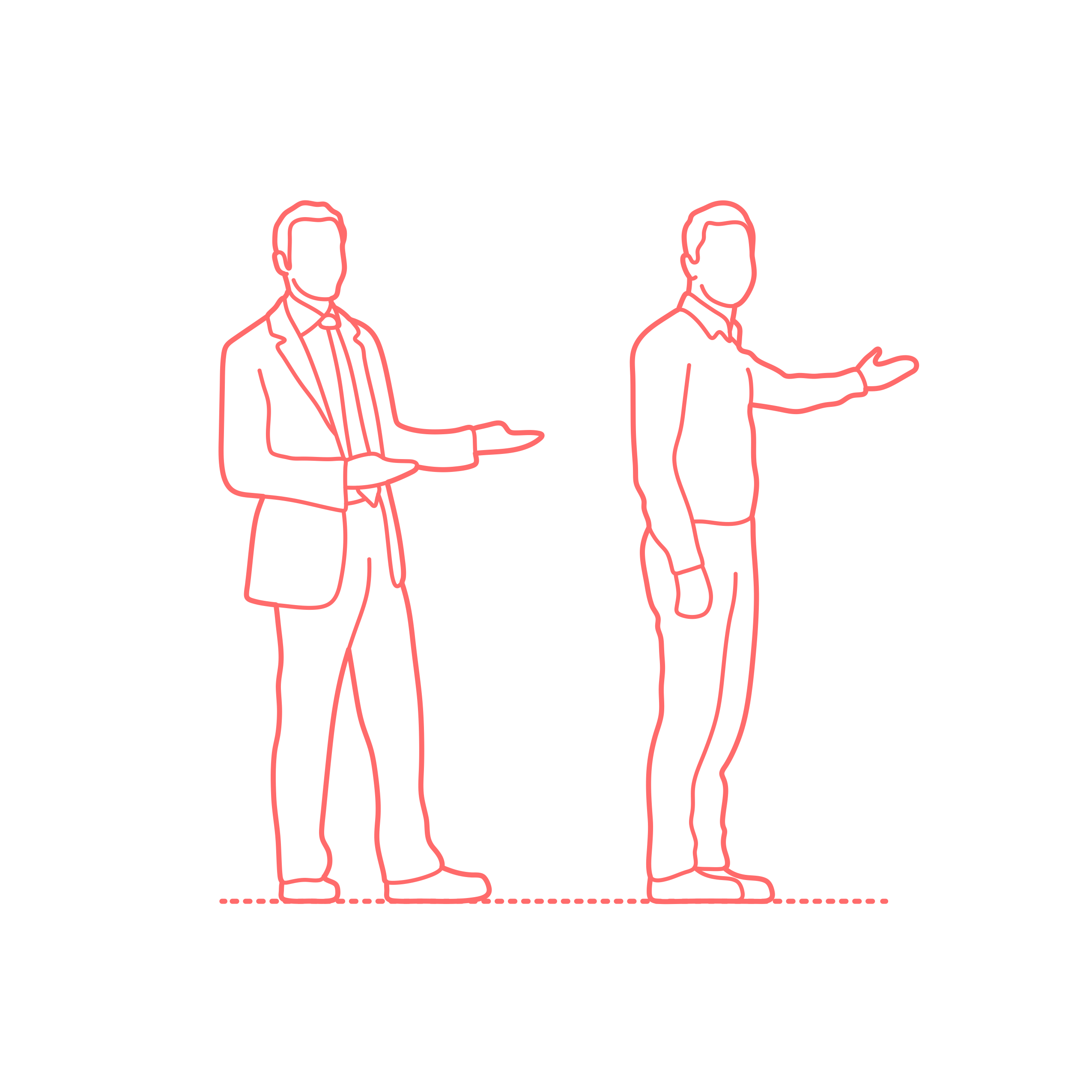 Humans Poses Presenting Men Business Contour Svg Vector Free Vectors
